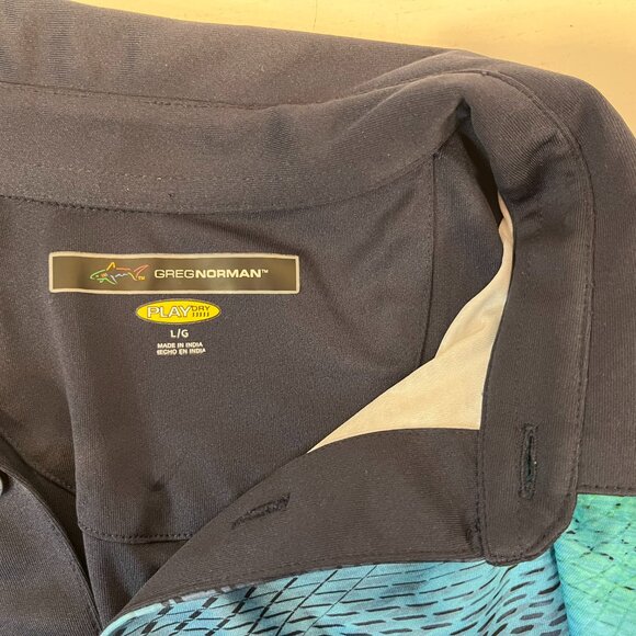 Greg Norman Men's PlayDry Performance Golf Polo Shirt – Size Large - Picture 5 of 5